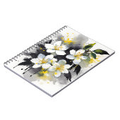 Jasmine - Watercolor flowers Notitieboek (Linkerzijde)