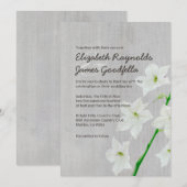 Jasmine Wedding-uitnodigingen Kaart (Voorkant / Achterkant)
