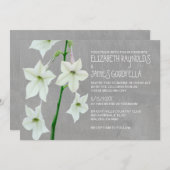 Jasmine Wedding-uitnodigingen Kaart (Voorkant / Achterkant)