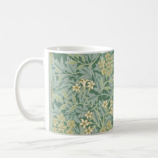 Jasmine William Morris Floral gevlekt Koffiemok (Links)