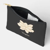 Jasmine Witte Bloem Elegante Naam Etui (Open)