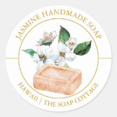 Jasmine Zeep label (Voorkant)