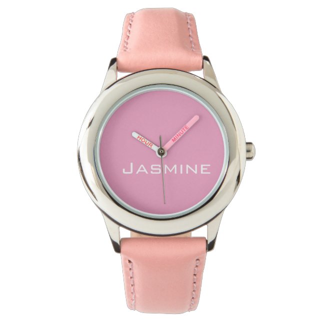 Jasmine's (aanpassen) Horloge (Voorkant)