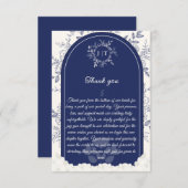 Jasminum Sambac bloem Bedankkaart (Voorkant / Achterkant)