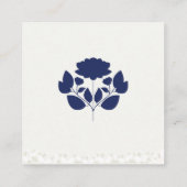 Jasminum Sambac Elegant Floral Informatiekaartje (Achterkant)