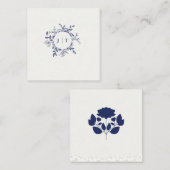 Jasminum Sambac Elegant Floral Informatiekaartje (Voorkant / Achterkant)