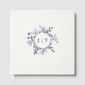 Jasminum Sambac Elegante bloem bruiloft Gastenboek (Voorkant)