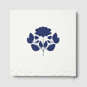 Jasminum Sambac Elegante bloem bruiloft Gastenboek (Achterkant)