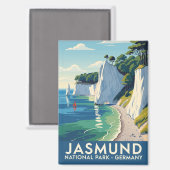 Jasmund Nationaal Park Duitsland Reizen Magneet (Voorkant / Achterkant)
