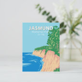 Jasmund National Park Chalk Cliffs Germany  Briefkaart (Staand voorkant)
