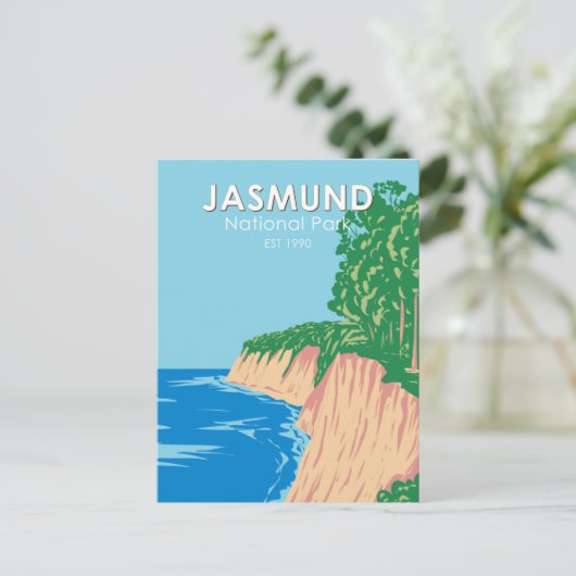 Jasmund National Park Chalk Cliffs Germany Briefkaart (Staand voorkant)