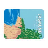 Jasmund National Park Chalk Cliffs Germany  Magneet (Horizontaal)