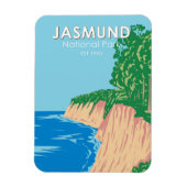 Jasmund National Park Chalk Cliffs Germany  Magneet (Verticaal)
