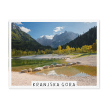 Jasna-meer in de Sloveense Alpen in herfst