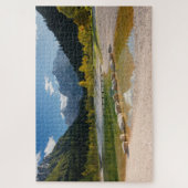 Jasna-meer in de Sloveense Alpen in herfst Legpuzzel (Verticaal)