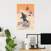 Jasna Skigebied Slowakije Reisposter Poster (Thuiskantoor)
