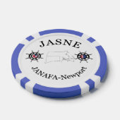 JASNE-JANAFA Challenge Coin Poker Chip (Enkel)