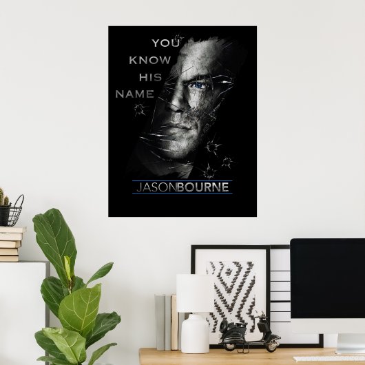 Jason Bourne Poster (Thuiskantoor)