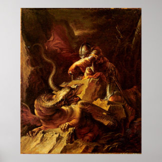 Jason Charming de draak Poster