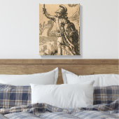 Jason die terugkomt op de Golden Fleece Canvas Afdruk (Insitu (Slaapkamer))