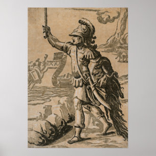 Jason die terugkomt op de Golden Fleece Poster