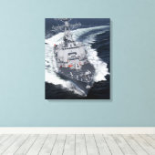 Jason Dunham, de eenheid die voor de inbedrijfstel Canvas Afdruk (Insitu (Houten vloer))