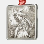 Jason en de draak (Etching 17e eeuw) Metalen Ornament (Links)