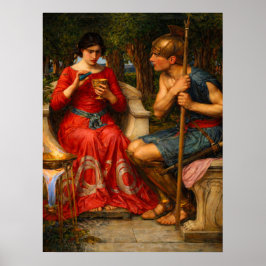 Jason en Medea door John William Waterhouse Poster