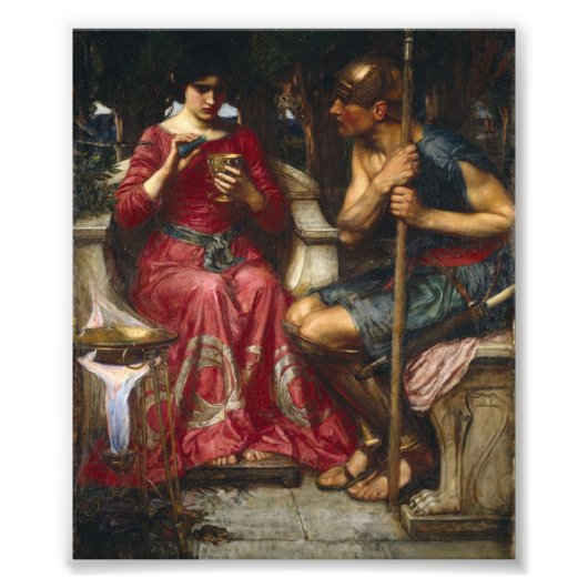 Jason en Medea Foto Afdruk (Voorkant)