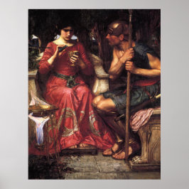 Jason en Medea van John William Waterhouse - 1907 Poster
