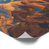 Jason en zijn leraar door Maxfield Parrish Poster (Hoek)