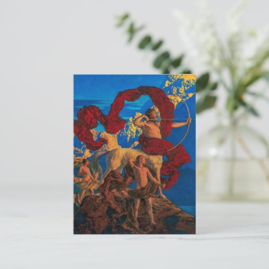 Jason en zijn leraar | Maxfield Parrish | Briefkaart (Staand voorkant)