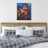 Jason en zijn leraar | Maxfield Parrish | Canvas Afdruk (Insitu (Slaapkamer))