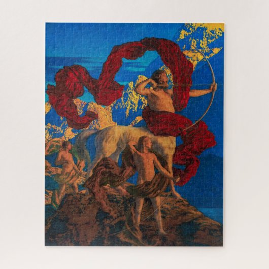 Jason en zijn leraar | Maxfield Parrish | Legpuzzel (Verticaal)