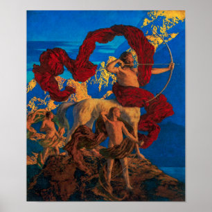 Jason en zijn leraar Maxfield Parrish Poster