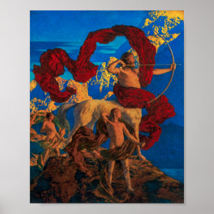 Jason en zijn leraar   Maxfield Parrish   Poster