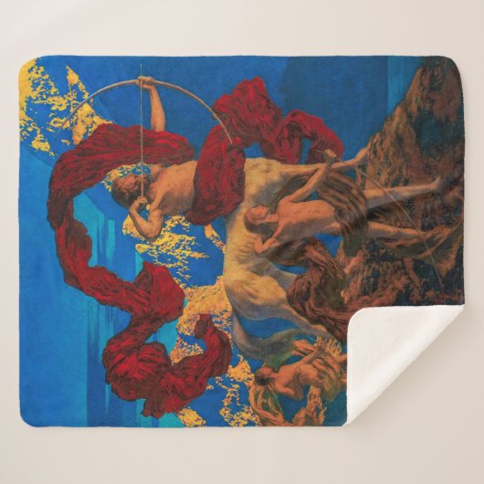 Jason en zijn leraar | Maxfield Parrish | Sherpa Deken (Voorkant (horizontaal))