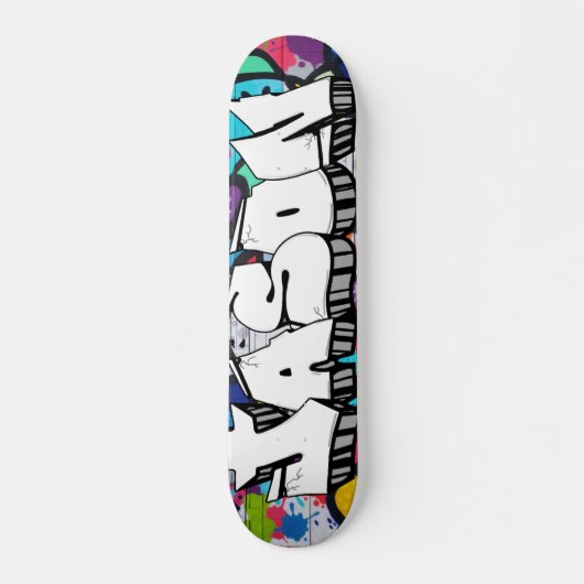 Jason Graffiti aangepast skateboard (Voorkant)