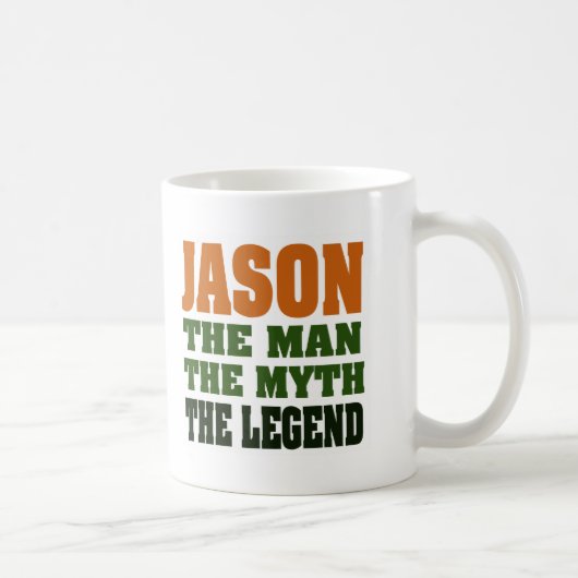 Jason - het Man, de Myth, de Legende! Koffiemok (Rechts)