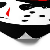 Jason Hockey Mask Halloween Vrijdag 13 TH Poster (Hoek)