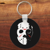 Jason Hockey Mask Halloween Vrijdag 13 TH Sleutelhanger (Voorkant)