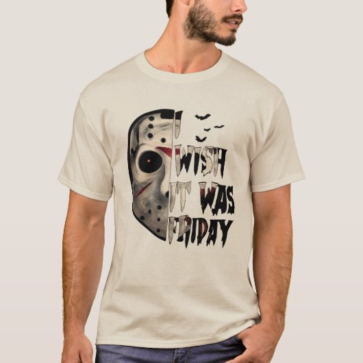 Jason Horror Friday Halloween T-shirt (Voorkant)
