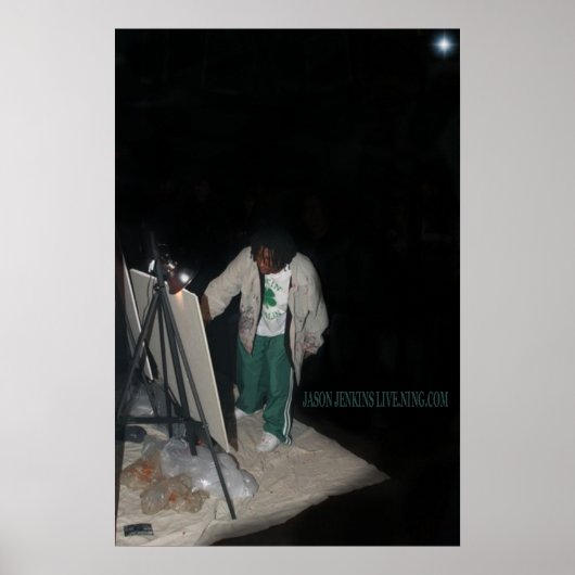 JASON JENKINS LIVE BLACK GRAPHIC POSTER (Voorkant)