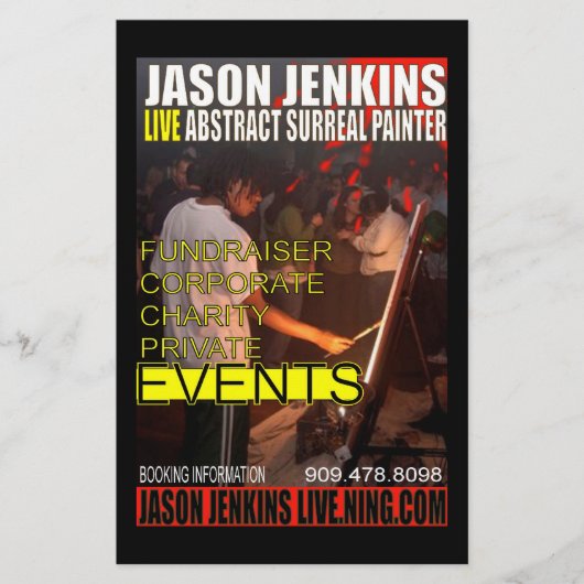 JASON JENKINS LIVE EVENEMENTEN FLYER (Voorkant)