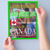 JASON JENKINS LIVE IN CANADA FLYER (Hand)