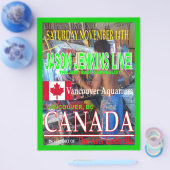 JASON JENKINS LIVE IN CANADA FLYER (Enkel)