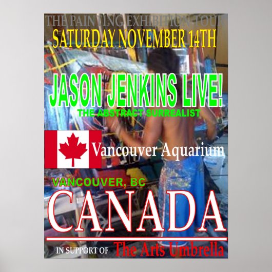 JASON JENKINS LIVE IN CANADA POSTER (Voorkant)