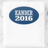 Jason Kander 2016 Ovale Sticker (Tas)