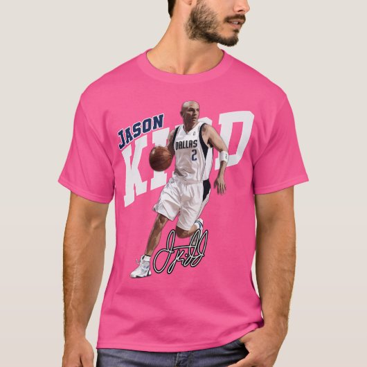 Jason Kidd Basketball Legend Signature  RET T-shirt (Voorkant)