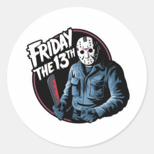 Jason Mask vrijdag de 13e Sticker - Spooky